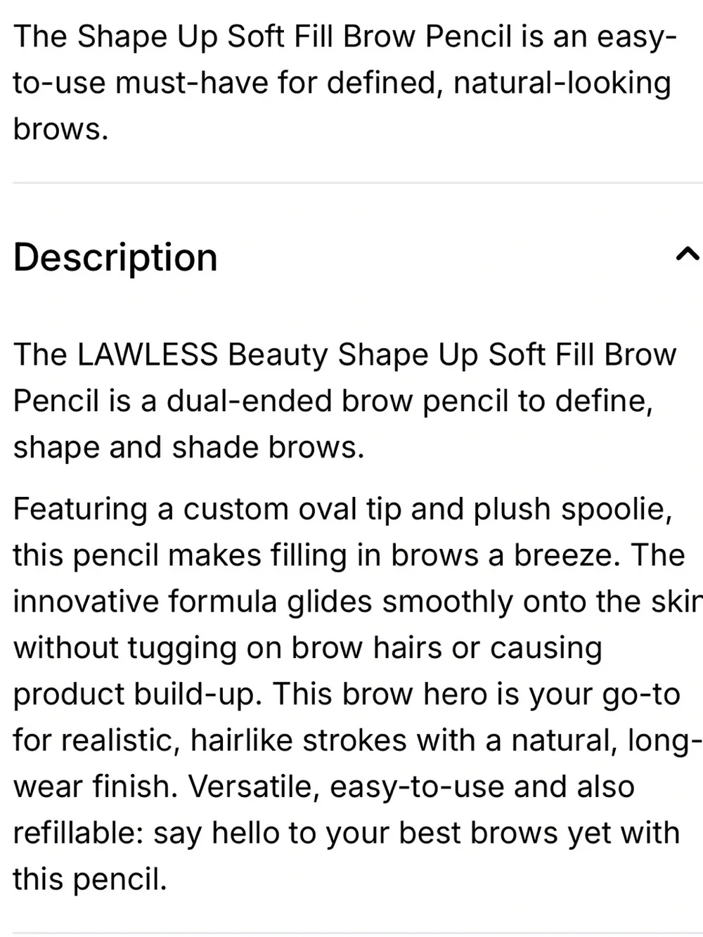 🌷 Lawless Shape Up Soft Fill Eyebrow Pencil Teddy Bear /Blondie / Oak New FullSz